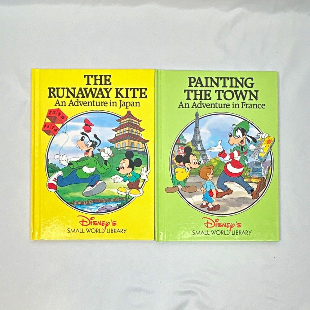 Disney Small World Library Lot 2: Runaway Kite & Painting the Town
